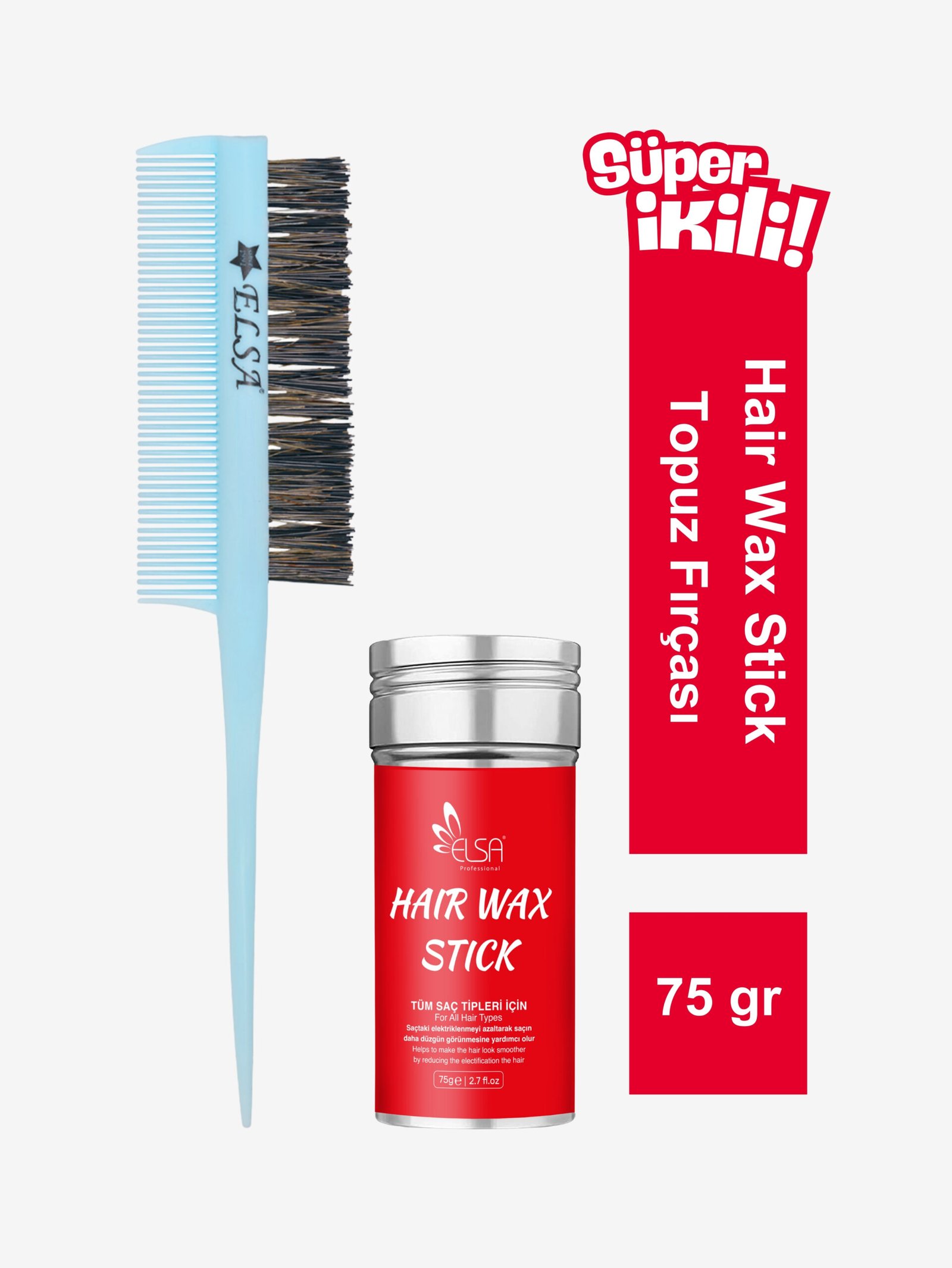 3 in 1 Topuz Fırçası