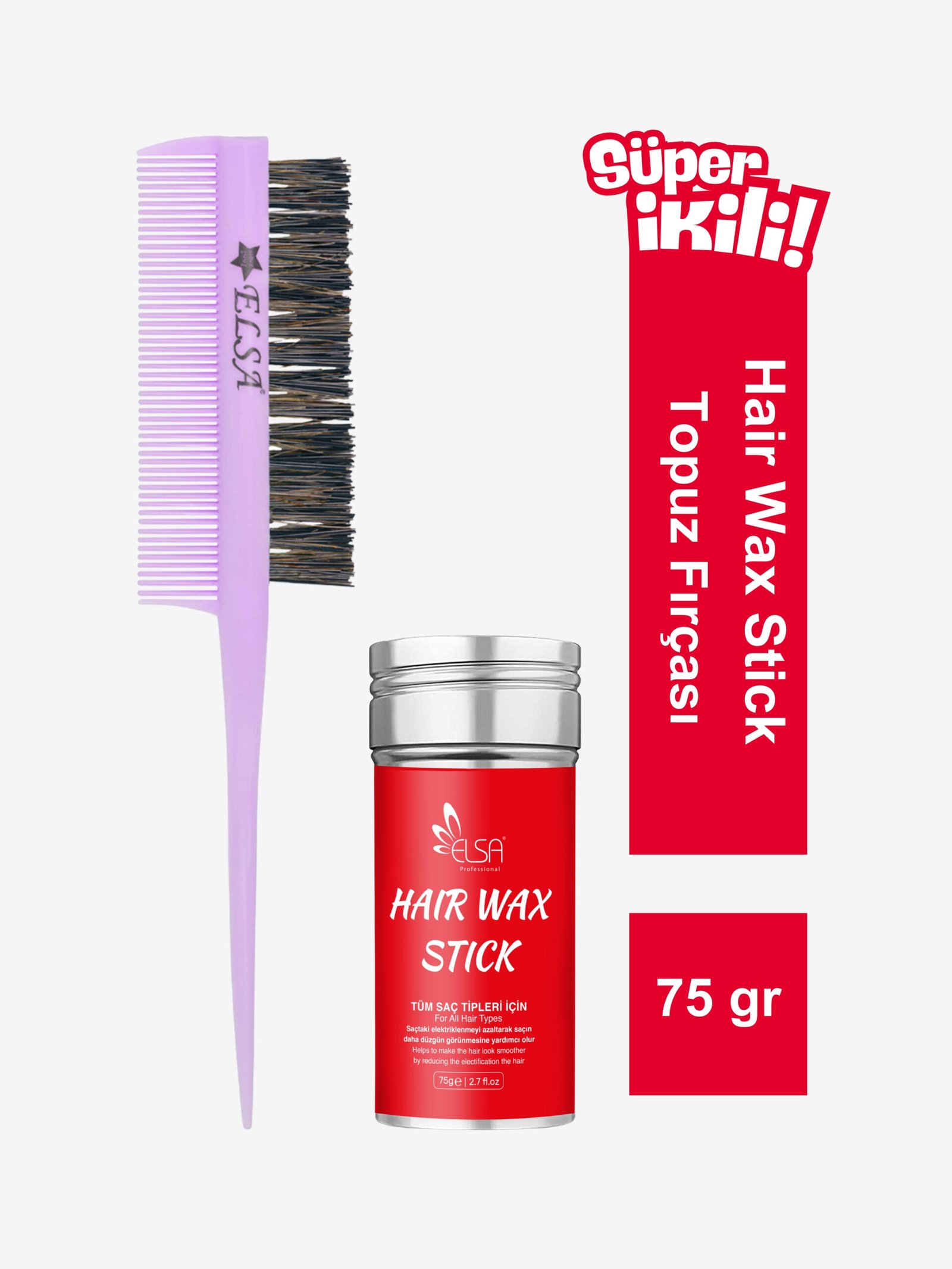 3 in 1 Topuz Fırçası